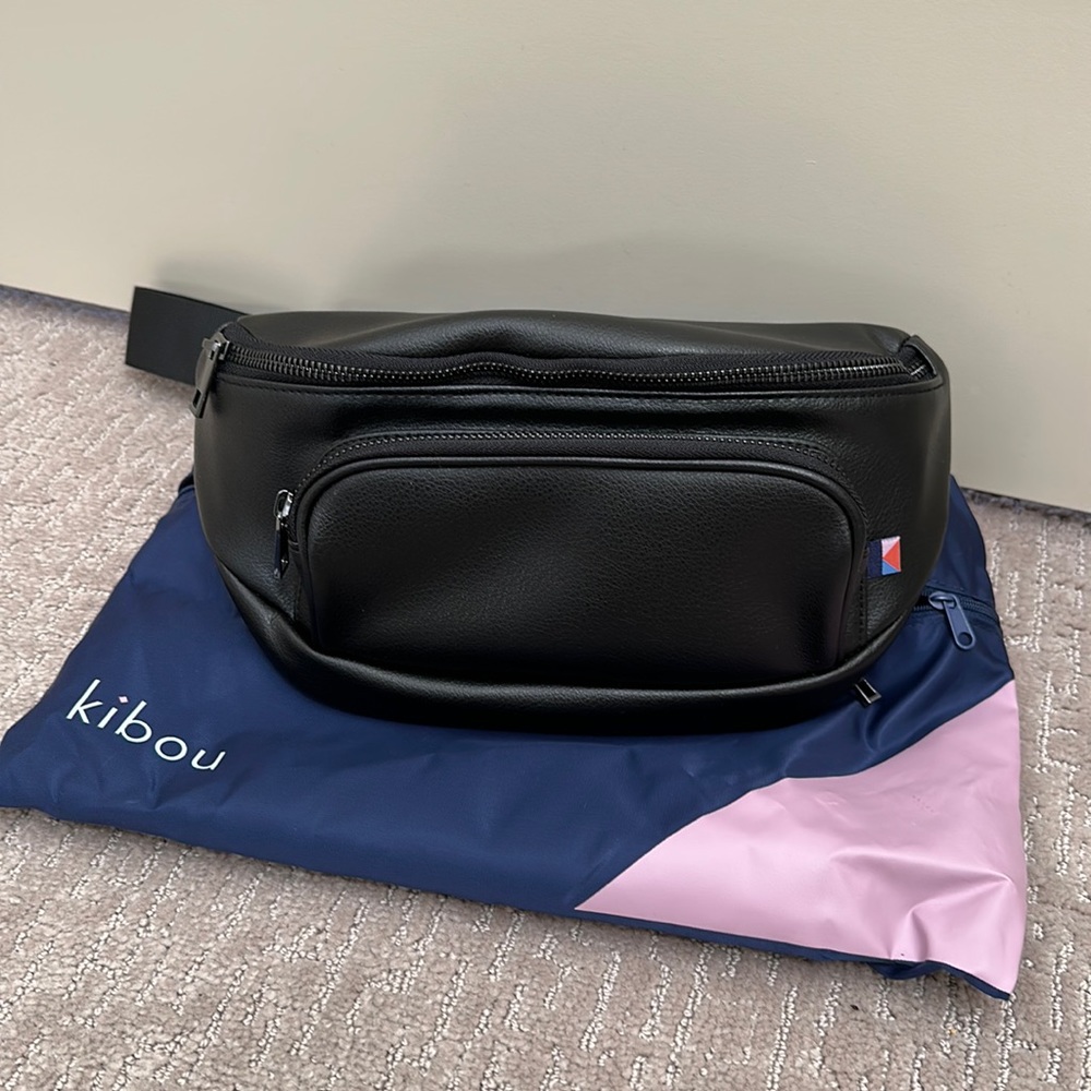 Kibou Vegan Leather Diaper Bag NWOT